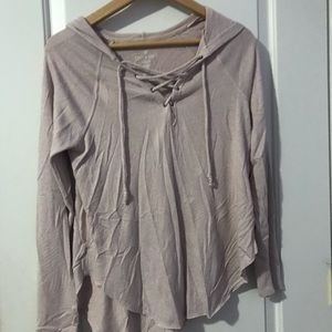 AE crossed hoodie shirt